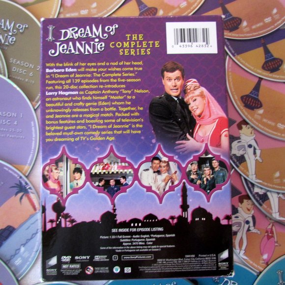 I DREAM OF JEANNIE DVDs ALL SEASONS COMPLETE TV SERIES BARBARA EDEN LARRY HAGMAN - Picture 4 of 8